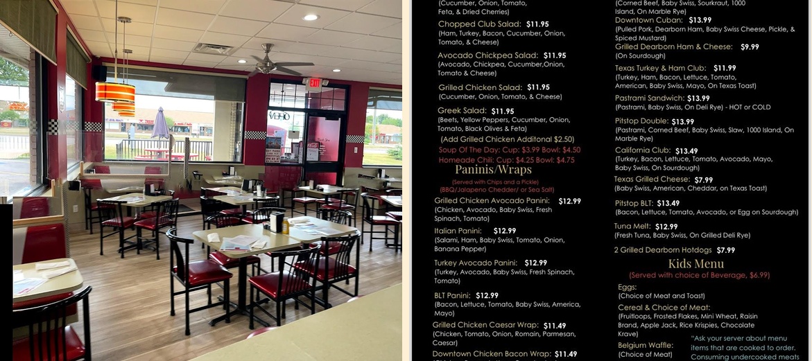 Anchor Bay Pit Stop Diner New Baltimore